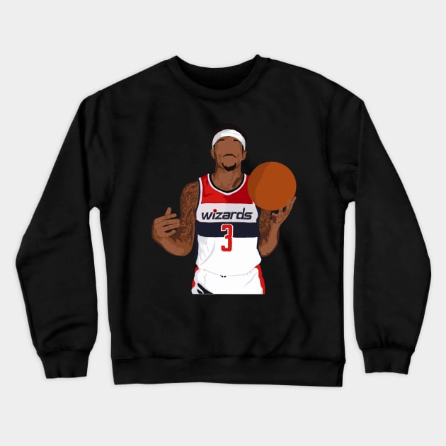 Bradley Beal- Washington Wizards Crewneck Sweatshirt by ActualFactual